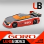 Preview: NEU Goro Karosserie leicht LENS BODIES 1/10 Nitro-Tourenwagen