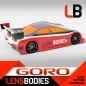 Preview: NEU Goro Karosserie leicht LENS BODIES 1/10 Nitro-Tourenwagen