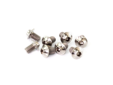 INFINITY M4x6mm TITANIUM UFO HEAD SCREW (8pcs)