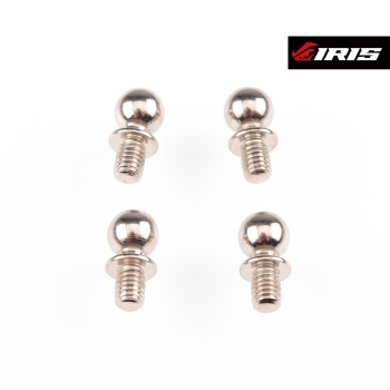 Iris 5x4mm Ballstud (4pcs)