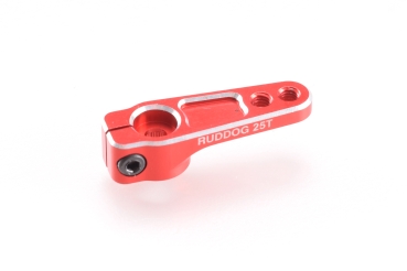 RUDDOG Aluminium Servo Horn 25T Red