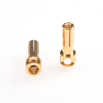 RUDDOG 5mm Gold Cooling Head Bullet Plugs (2pcs)