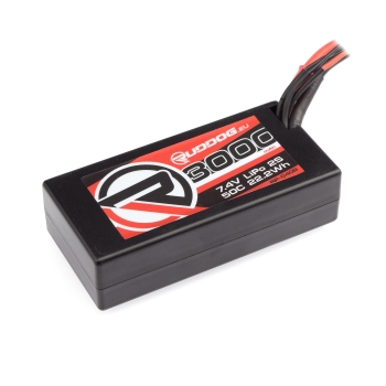 RUDDOG 3000mAh 50C 7.4V LiPo Short Stick Pack Battery with XT60 Plug