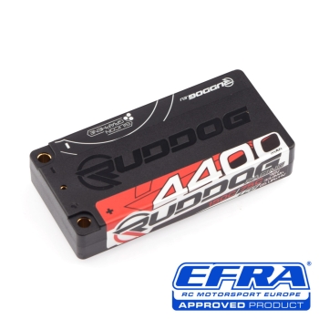 RUDDOG Racing 4400mAh 150C/75C 7.6V LCG Short Stick Pack LiPo-HV Battery