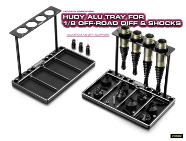 Alu Schale für Off Road 1/8 Diff & Dämpfer