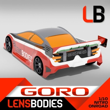 NEU Goro Karosserie leicht LENS BODIES 1/10 Nitro-Tourenwagen