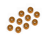 Unterlegscheibe 3mm x 6mm x 2,0mm, Alu Orange (10)   (#303123-O)