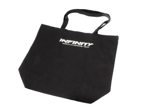 INFINITY CANVAS TOTE BAG (Black / L size)