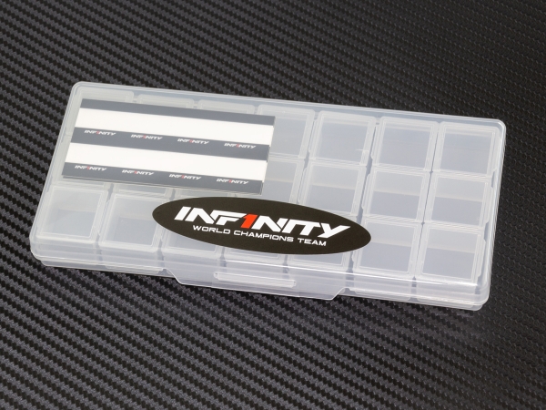 INFINITY SMALL PLASTIC PARTS CASE (3compartments/7pcs)