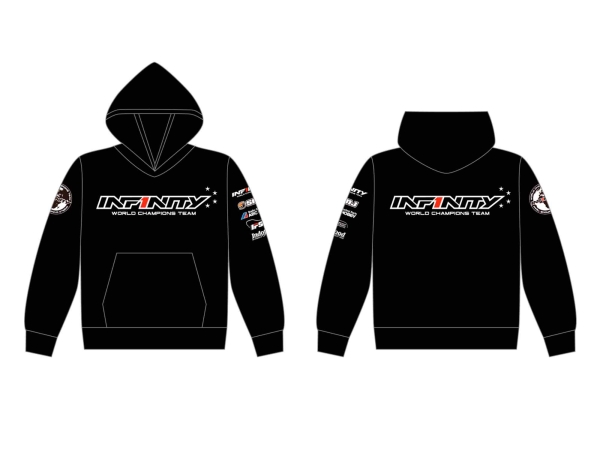 INFINITY TEAM HOODIE "4 STARS" (BLACK / SIZE M)