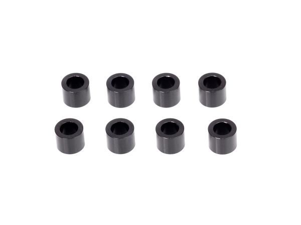 ALUMINUM WASHER 3x5x4.0mm (Black/8pcs)