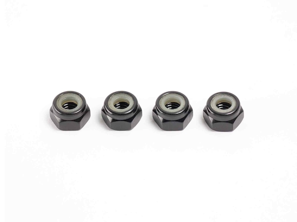 INFINITY NYLON HEAD NUT M4 BLACK (4)