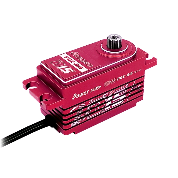 D15 Red HV CNC Coreless Digital Servo 16.5KG/0.095sec@7.4V