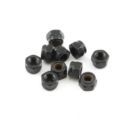 Self-locking nut M4 black (10) (#740400)