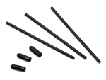 SHORT ANTENNA PIPE SET (80mm/3pcs/Black)