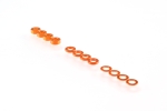 RUDDOG 3mm Washer Set Orange (0.5mm/1.0mm/2.0mm)